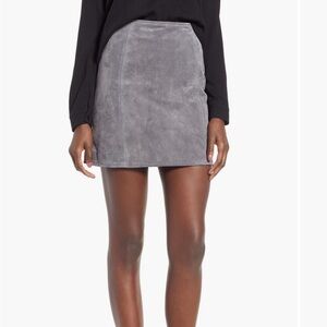 BlankNYC suede mini skirt